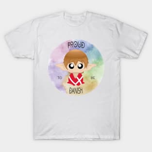 Proud to be Danish (Sleepy Forest Creatures) T-Shirt